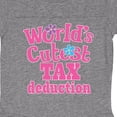 thumbnail image 3 of Inktastic Tax Deduction Worlds Cutest Girls Girls Baby Bodysuit, 3 of 4