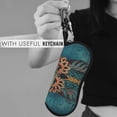 thumbnail image 5 of Bingfone Owl In Blue Print Sunglasses Case Portable Travel Zipper Eyeglasses Case With Hook, 5 of 6