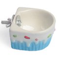 thumbnail image 1 of Hamster Cage Bowl Ceramic Detachable Rabbit Food Dish Small Animal Water Bowl, 1 of 10