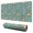 Chihuahua and Footprints, variant on Long Mouse Pads for Desk,Colorful Funny Dachshund Desk Mats on Top Of Desks, Desk Mouse Pad Extra Large with 3mm Non-Slip Base and Stitched Edge for Gaming,Office,Work,Home 31.5"x11.8"