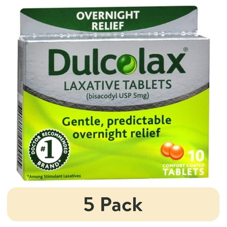 (5 pack) Dulcolax Tablets 10 ea