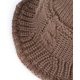 thumbnail image 5 of Sombrero de cubo de punto liso para mujer Cálido ala ancha Cuerda torcida Twi, 5 of 5