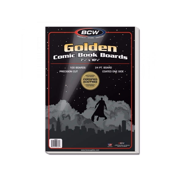 Tableros Respaldo Comics BCW Golden Age 100 Unidades