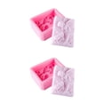 thumbnail image 4 of pitrice Soap Mold Craftsmanship Chocolate Making Home Accessories Handmade Soaps Silicone Mould Angel Shape Flower Pattern DIY Prop 2Set, 4 of 6