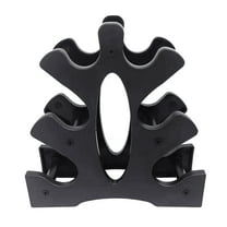 Small Dumbbell Rack Hand Weight Tower Stand 3 Tiers Dumbbell Bracket Compact Dumbbell Rack for Homes Gym Storage