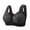 Black, variant on Front Closure Sexy Lace Bra for Women No Underwire Full Coverage Bralettes Comfort Wide Strap Wireless Everyday Bras