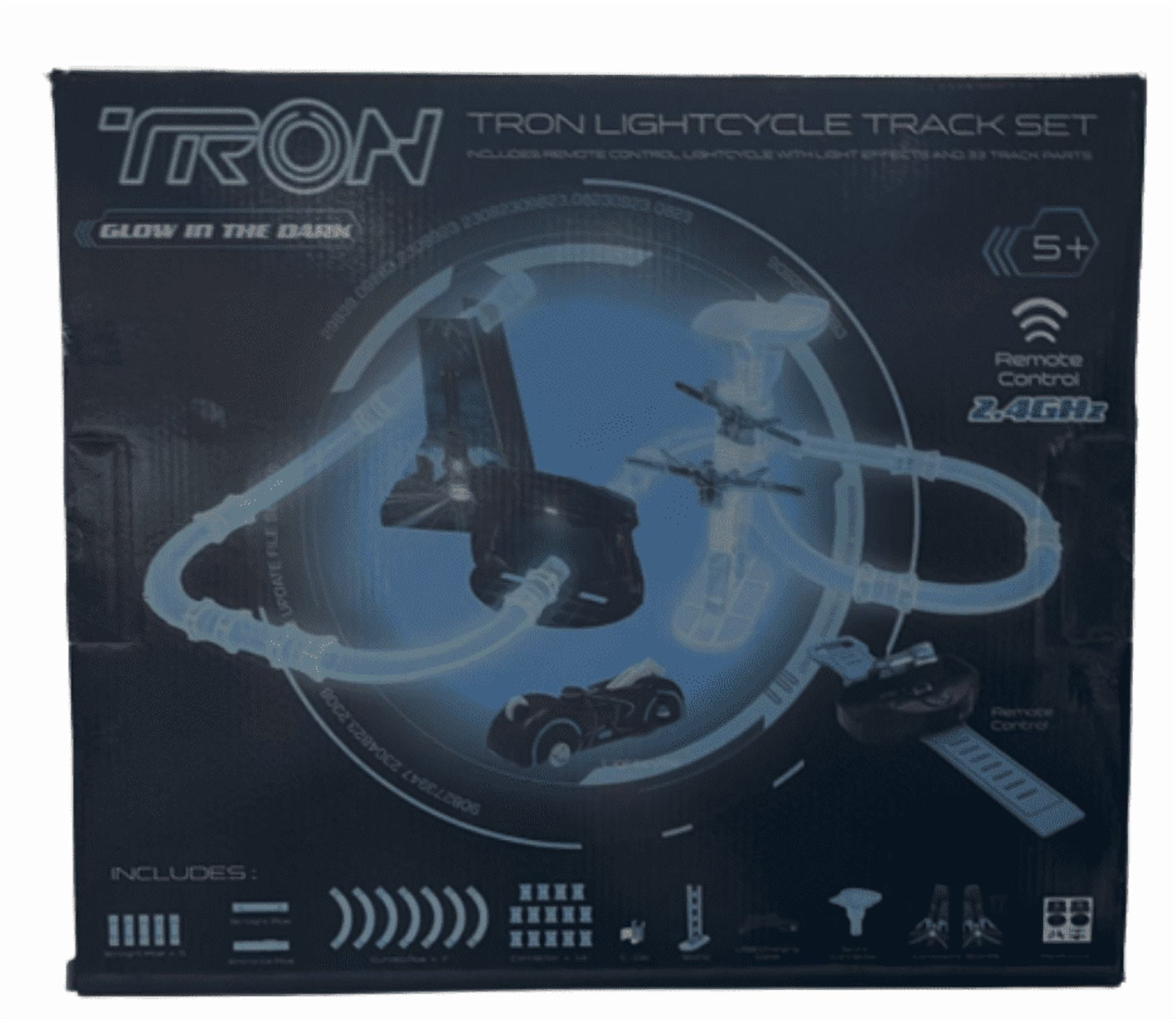 Disney TORONライトサイクルA・C・D3組セット Disney Parks 2023 Tron Lightcycle Glow In The Dark Tracks Set New