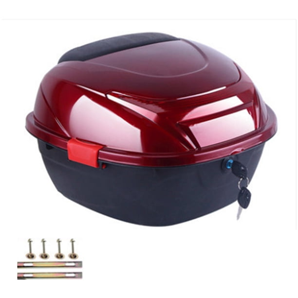 Estuche de Almacenamiento de Motocicletas, Motocicleta Trasera de Casco Trasero Alcalde de Almacenamiento Top Cajero Gran Capacidad Universal para Electromóvil