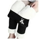 thumbnail image 2 of Gibobby Leggings para mujer Leggings de lana de gruesos de terciopelo para mujer, pantalones cálidos de cintura alta estampados para otoño e invierno(Negro,G), 2 of 5