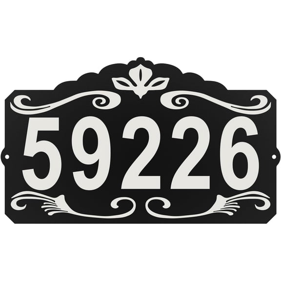 Address Sign, House Number, Waterproof and Rustproof Plaque for Yard Mailbox Home Office Street