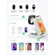 thumbnail image 2 of Estación de carga inalámbrica para Apple soporte de cargador inalámbrico 3 en 1 para iWatch 7/6/SE/5/4/3/2 iPhone 14/13/12/11/X/8/SE Series AirPods 3/Pro/2, 2 of 7