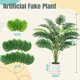 thumbnail image 3 of Palmera artificial Der Rose de 71 cm con maceta blanca para interiores y exteriores, 3 of 7