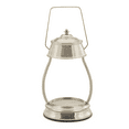 Candle Warmers Etc. Brushed Nickel Hurricane Candle Warmer Lantern