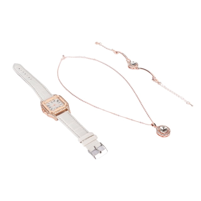 Conjunto de reloj de pulsera conjunto de pulsera de reloj de cuarzo para mujer con detalles perfectos vintage Hipoalergénico para aniversario para mujer ANGGREK Otros