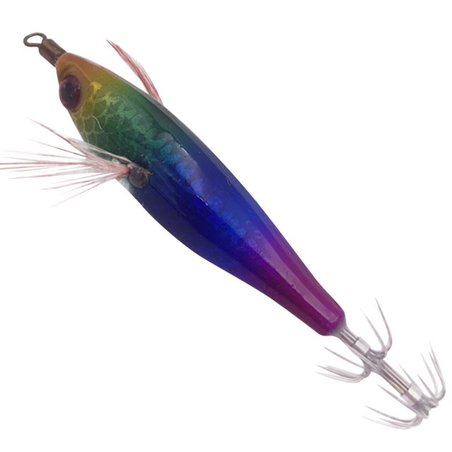 Señuelo para Camarones Con Anzuelo Calamar para Pesca en Dulce Y Salada (estilo G)