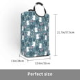 thumbnail image 3 of KLL Forest Rabbit Laundry Hamper,Large Canvas Fabric Lightweight Storage Basket Toy Organizer Dirty Clothes Collapsible Waterproof, 3 of 6