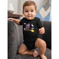 thumbnail image 2 of Cute Halloween Kitten W Broom Bodysuit Infant -Image by Shutterstock,  18 Months, 2 of 4
