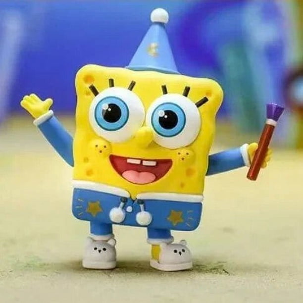 Popmart-Pijamas de Bob Esponja, serie de fiesta, caja ciega, figura misteriosa de acción Kawaii, Caixas Supresas, juguetes y pasatiempos, regalos de cumpleaños