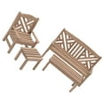 thumbnail image 1 of HLONK Kit d'Ornements de Meubles de Jardin Miniature Extérieure, 1 of 8