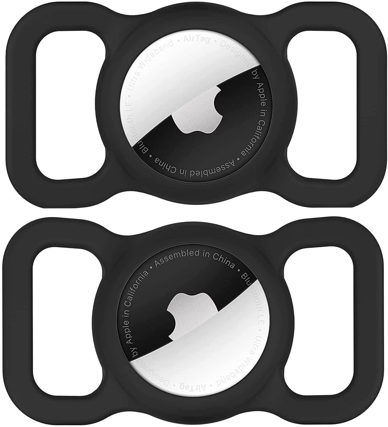 Airtag Dog Collar Holder(2 Pack) for Apple Airtag Dog Tracker Holder