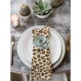 thumbnail image 3 of Cloth Napkins Set of 6 - 20x20 Inches, Leopard Washable Reusable Table Napkins, Rustic Brown Animals Art Modern Soft & Absortbent Dining Napkin for Party Wedding Hotel Restaurant, 3 of 8