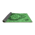 thumbnail image 2 of Ahgly Company Indoor Rectangle Oriental Emerald Green Industrial Area Rugs, 2' x 5', 2 of 4