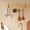 10Pack-VY189, variant on 10 Pack Leather Wall Hooks 4 Pack Black Brown Leather Strap Hangers For Towels Plants Pot Hangers Decorative Wall Hooks room decor