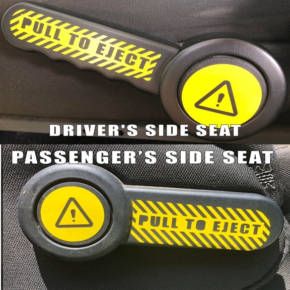 Collectible Decals Pull To Eject Decal Kit Driver & Passenger Decals for Wrangler JK/JKU
