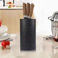 thumbnail image 3 of Universal Knife Block without Knives Multi-Functional Freedom Knife Storage Stand Resin Round Knife Holder Unique Design Slot to Protect Blades Detachable Easy to Clean Countertop Knife Holder, 3 of 5