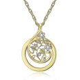 thumbnail image 1 of Necklace Magnifier Leaf Flower Pendant Hollow 4.5x Hanging Magnifying Glass For Decorating Clothes Qinhai, 1 of 5