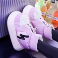 thumbnail image 4 of Zapatos cálidos de invierno para mujer 2024, pantuflas de algodón para interiores con forro de felpa, botas de nieve altas con plataforma para parejas, pantuflas de casa para hombre y mujer, 4 of 4