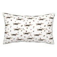 thumbnail image 1 of Balery Dachshund Dog Funda de Cojín Estampada, Regalos para Mujeres, Regalos de Amor para Ella, Regalos para Novia o Esposa, Funda de Almohada-20"x30", 1 of 6