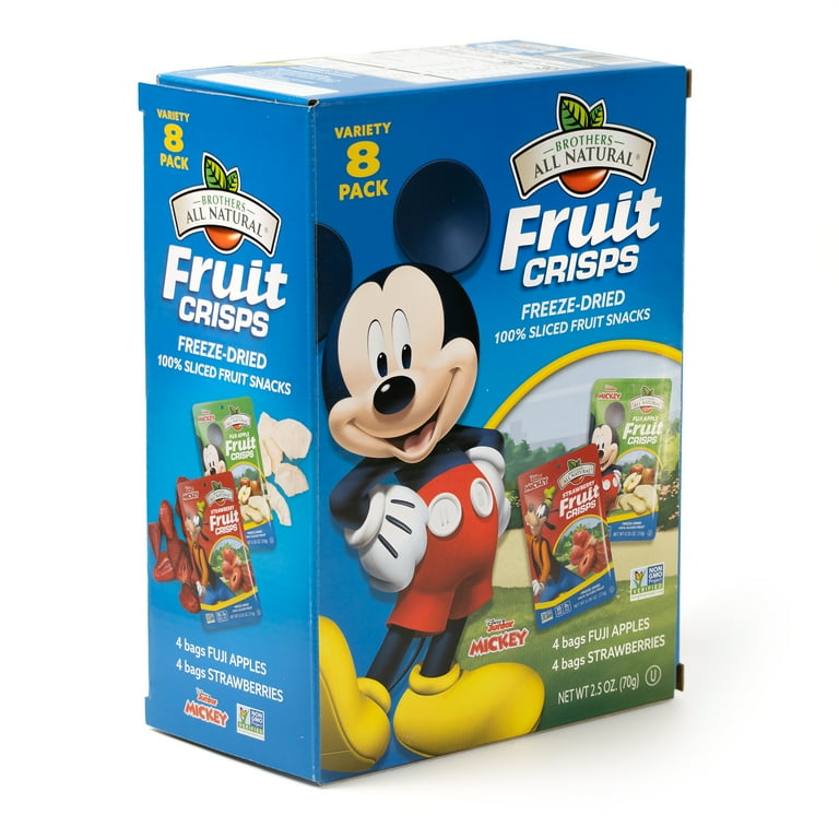 4 pack) Disney Jr Mickey Freeze Dried Fruit Crisps 8PK - Walmart.com