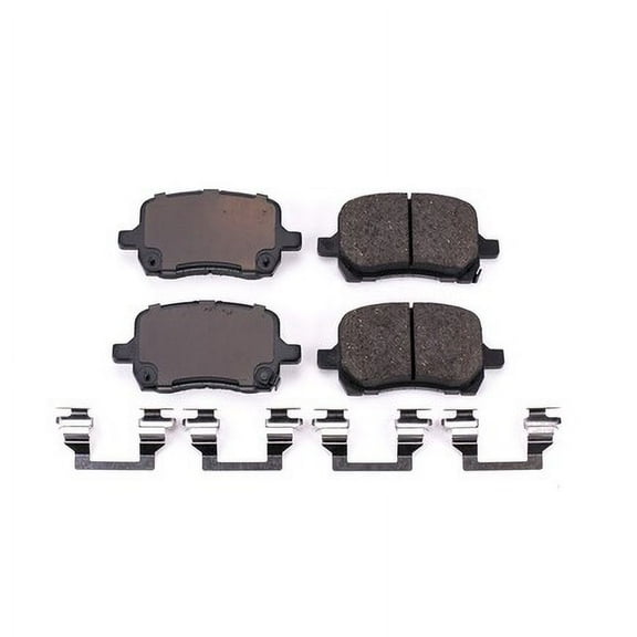PowerStop 17-1028 Disc Brake Pad Set Chevrolet, Pontiac, Saturn (2.0, 2.2, 2.4 - Disc) Disc Brake Pad Set - Front