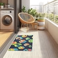 thumbnail image 4 of Yayeee Doormat for Indoor Entrance 32" x 20" Non Slippery Floor Rug, Green Cubes, 4 of 8