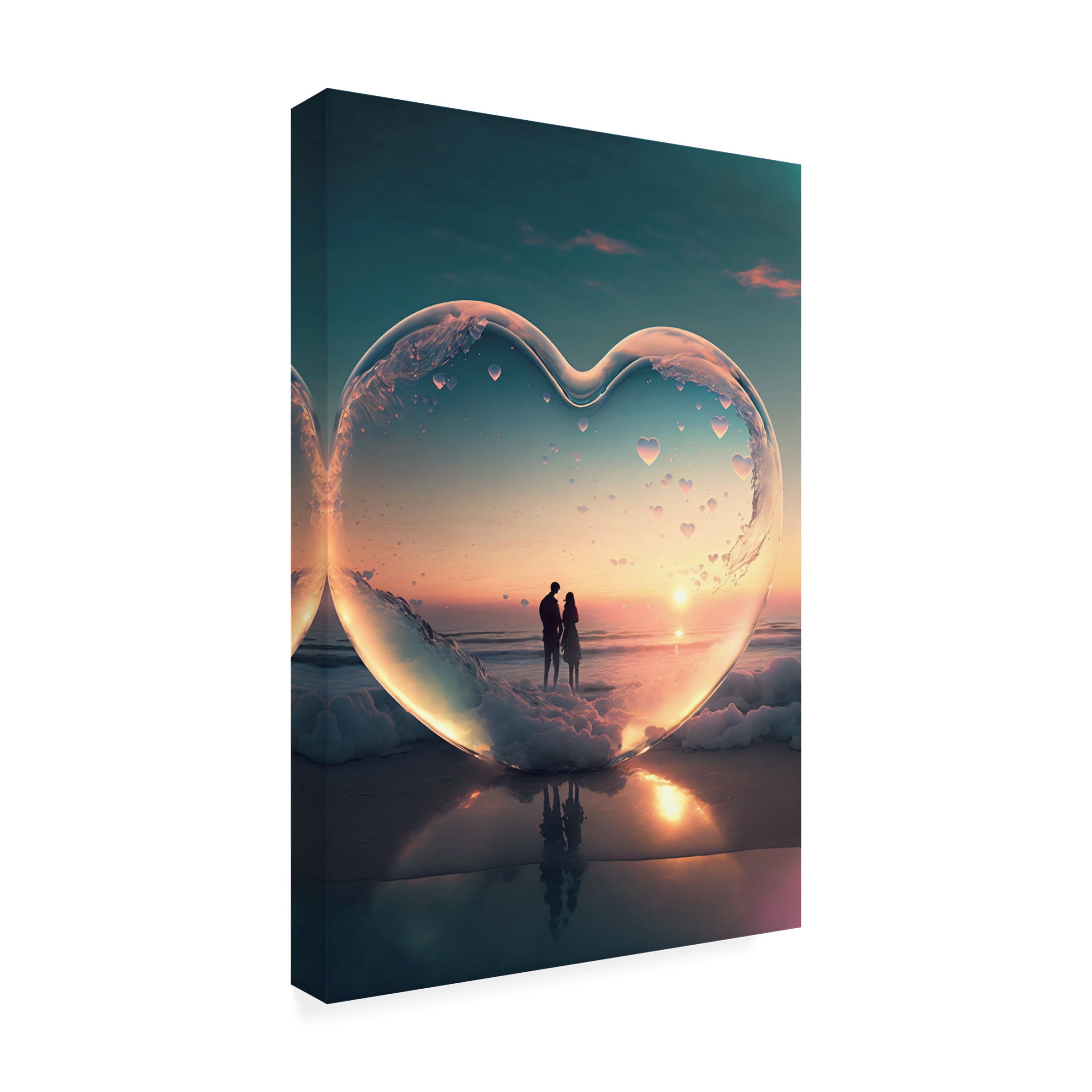 Canvas Wall Art - Ray Heere 'Love Is In The Air 6' Wall Art for Living Room, Bedroom, or Office Décor by Trademark Fine Art - 22 x 32 Inches