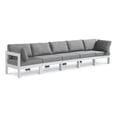 thumbnail image 1 of Meridian Furniture Nizuc Gris Canapé Modulaire d'Extérieur pour Patio, 1 of 9