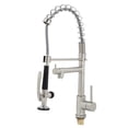 thumbnail image 4 of Spring Faucet, Single-Connected Kitchen Faucet 23.6in Rubber Hose Mixed Faucet, Kitchen Accessories For Kitchen Home Faucet And Supplies Brushed Type, 4 of 8