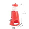 thumbnail image 3 of Xihbxyly Botella de Agua para Hámster, Diseño Multiusos 3 En 1, de Plástico con Cuenco Integrado, Refugio y Lugar de Descanso, Ideal para Mascotas Pequeñas, Fácil de Limpiar, Tamaño 14,5 X 8,2 X 19,5, 3 of 3