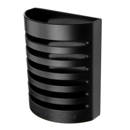 Tools for School Magnetic Pencil Holder for Locker, Refrigerator and Office Cabinets, Black