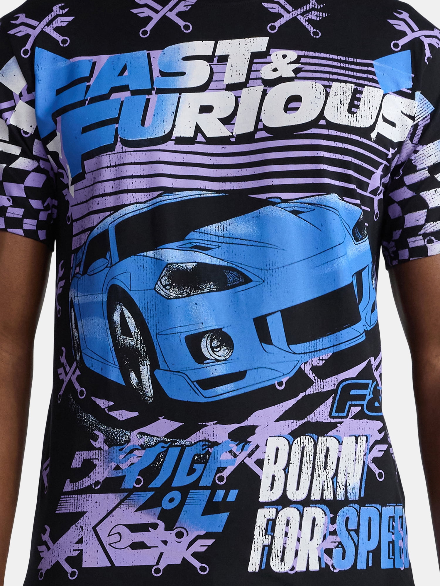 Fast & Furious Men's & Big Men's Graphic Tee Shirt, Sizes S-3XL