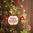 thumbnail image 3 of Agiferg 1PC Christmas Ornament Paperboard Christmas Tree Pendant Crafts With Rope, 3 of 4
