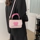 thumbnail image 4 of Bolso bandolera de piel sintética para citas y desplazamientos diarios de chicas rosa, 4 of 5