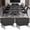 47.3 in Black, variant on Folding Conference Table with Wheels, Rectangular Mobile Foldable Conference Room Table, Modular Meeting Training Table for Office