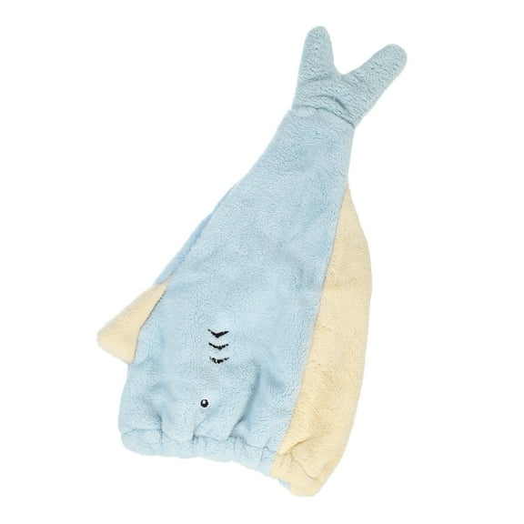 Vocoste Teenager Hair Drying Towel Dry Cap Towel Cap Quick Drying Lightweight Blue