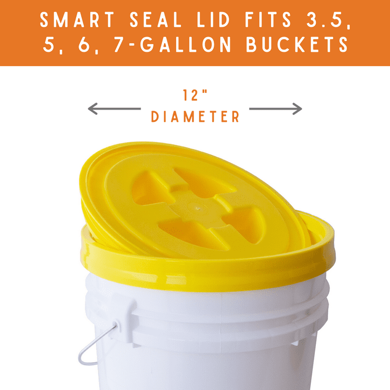 6 Gallon Pail Kit with Gamma Seal Lids, 10-pack