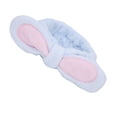 thumbnail image 3 of Diadema de limpieza facial para mujer, diadema elástica con decoración de orejas de conejo para SPA, maquillaje, cuidado de la piel, morado cielo, 3 of 10