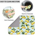 thumbnail image 4 of Lemon Lemons Dish Drying Mat for Kitchen Counter, Absorbent Reversible Microfiber Dishes Pad Reusable Washable Dish Drainer Rack Mats, 16 Inch x 18 Inch, 4 of 6