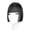 Natural black, variant on Synthetic Princess Cut Bangs Wig Female Bangs Hair Fake Bangs Natural Forehead Wig Piece