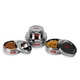 thumbnail image 2 of Set de contenedores de almacenamiento Sumeet de acero inoxidable 200-800 ml, 2 of 5